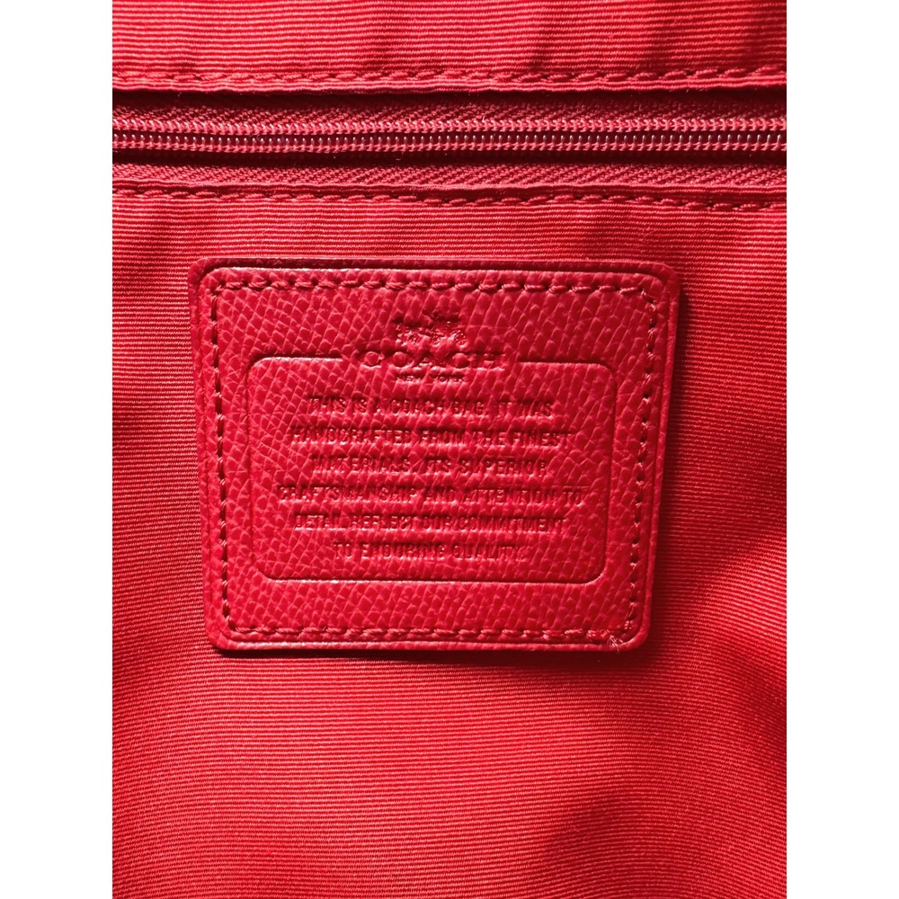 Coach Signature Zip Top Tote and Wristlet Wallet Set Brown Monogram C - Picture 11 of 16